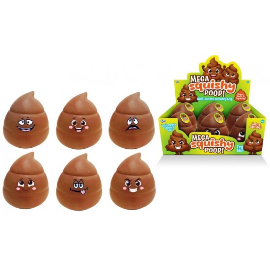 Poop Mega 14cm Squishy (6ct) RRP £4.99