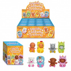 Costume Creatures Squishy Figure Blind Box (12ct) RRP £1.99 Costume Creatures Squishy Figure Blind Box (12ct) RRP £1.99