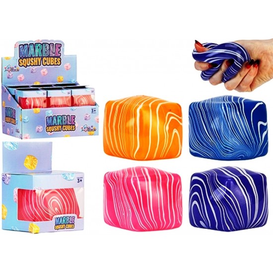 Marble Cube Squishy in Box (12ct) RRP £3.49 Marble Cube Squishy in Box (12ct) RRP £3.49