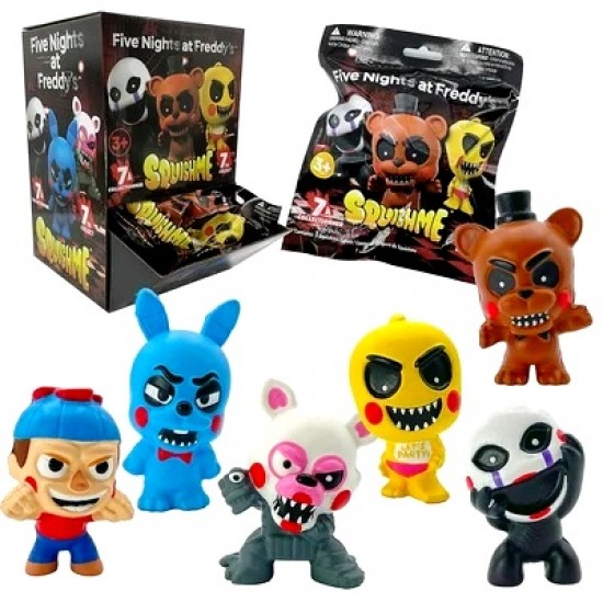 Five Nights at Freddie's Squishme Blind Bags CDU (12ct) RRP £5.99 Five Nights at Freddie's Squishme Blind Bags CDU (12ct) RRP £5.99