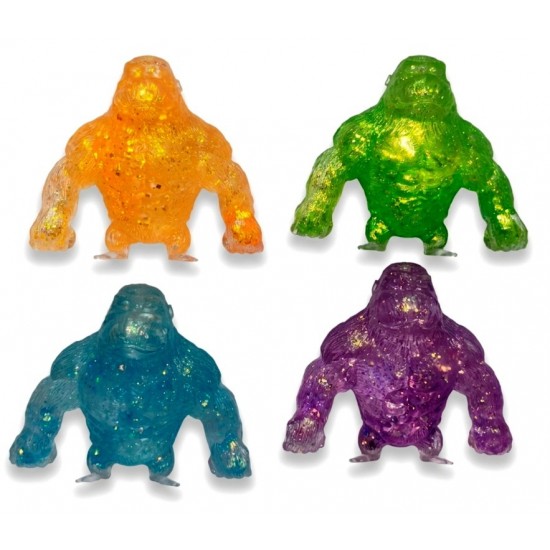 Gorilla Maltose Glitter Squishies (12ct) RRP £2.99 - MAXIMUM ONE CDU PER CUSTOMER