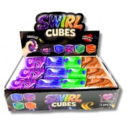 Swirl Cube Maltose Squishy (12ct) RRP £1.99 Swirl Cube Maltose Squishy (12ct) RRP £1.99