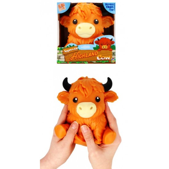 Highland Cow Giant 13cm Squishy in Box (12ct) RRP £4.99