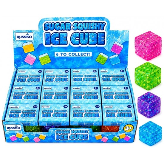 Ice Cube Sugar Squishy in Window Box (12ct) RRP £2.99 