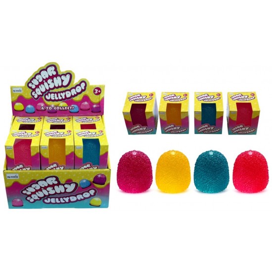 Jelly Drop Sugar Squishy Candy in Box (12ct) RRP £2.49 Jelly Drop Sugar Squishy Candy in Box (12ct) RRP £2.49