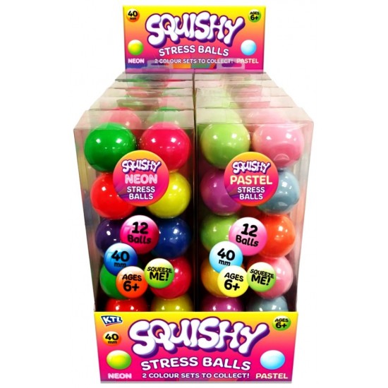Stress Ball 12-pack Pastel & Neon Assortment (12ct) RRP £6.99
