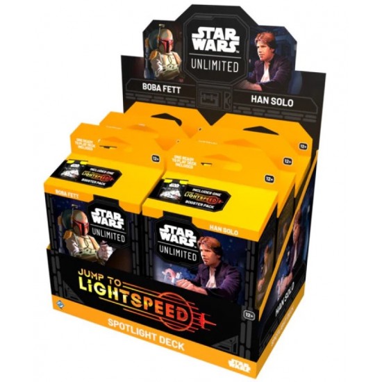 Star Wars DECK Jump to Lightspeed - Han Solo/Boba Fett (6ct) RRP 24.99 