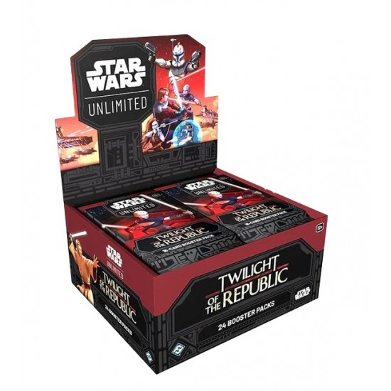 Star Wars: Unlimited 3 - Twilight of the Republic Boosters (24ct) RRP £4.99