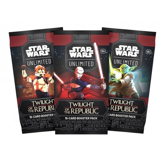 Star Wars: Unlimited 3 - Twilight of the Republic Boosters (24ct) RRP £4.99