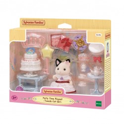 Party Time Playset Tuxedo Cat Girl (SYL25646) RRP £19.99 Bricks & Mortar Only
