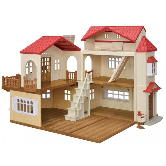 Red Roof Country Home with Secret Attic Playroom (SYL35708) RRP £79.99