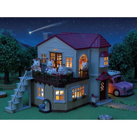 Red Roof Country Home with Secret Attic Playroom (SYL35708) RRP £79.99