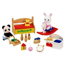 Baby's Toy Box - Snow Rabbit & Panda Baby (SYL65709) RRP £22.99