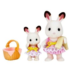 Girls' Swimwear Set - Chocolate Rabbit Sisters RRP £15.99 (SYL25233) RRP £21.99
