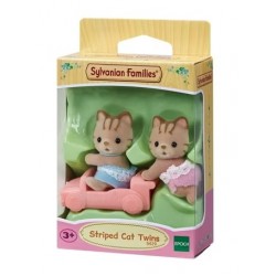 Striped Cat Twins (SYL05429) RRP £10.49