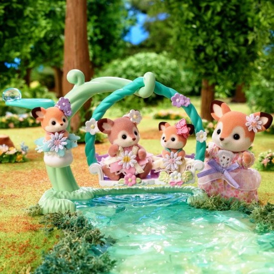 Floral Swing Set - Deer Babies (SYL65801 - Ready To Play) RRP £24.99