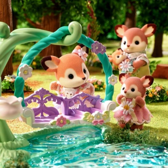 Floral Swing Set - Deer Babies (SYL65801 - Ready To Play) RRP £24.99