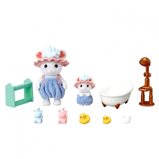 Bath Time Bubble Siblings (SYL25805 - Ready To Play) RRP £19.99