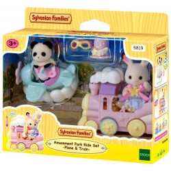 Amusement Park Ride Set - Plane & Train (SYL65819) RRP £21.99
