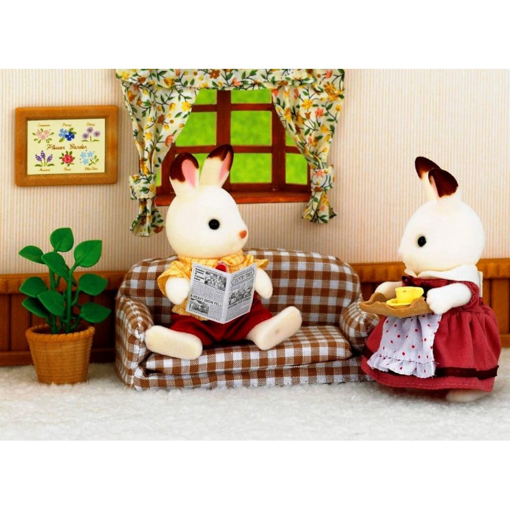Sylvanian Families Chocolate Rabbit Father Set