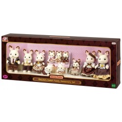 Chocolate Rabbit Family 11-figure 40th Anniversary Set (SYL05848) RRP £69.99