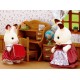Chocolate Rabbit Sister Set (SYL25016) RRP £21.99