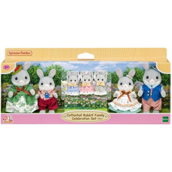 Cottontail Rabbit Family 7-figure Celebration Set (SYL05863) RRP £47.99