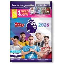 Premier League 2026 Trading Card Game Starter Pack RRP £11.99 - RELEASE DATE: AUGUST 7, 2025