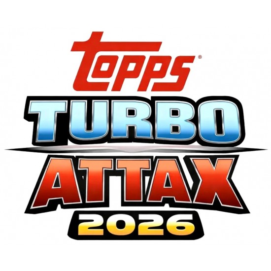 Turbo Attax 2026 Trading Card Game Mega Tin (6ct) - RELEASE DATE: JULY 23, 2026