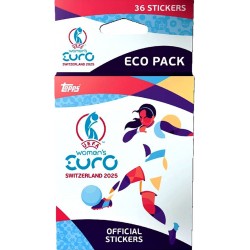 Women's Euro 2025 Official Stickers Eco Pack RRP £5.99