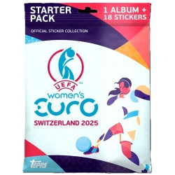 Women's Euro 2025 Official Stickers Starter Pack RRP £5.99