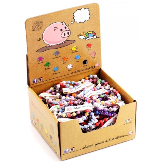 Classic PIGZ Bracelets CDU (50ct) RRP £1.99 Classic PIGZ Bracelets CDU (50ct) RRP £1.99