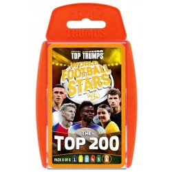 Top Trumps World Football Stars - The Top 200 (Pack 6) RRP £8.00