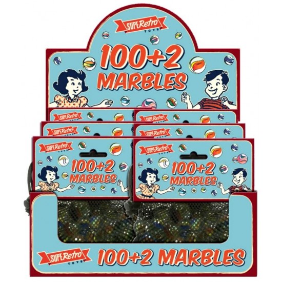 Marbles 102-piece Set in Net with Header Card (6ct) RRP £2.99