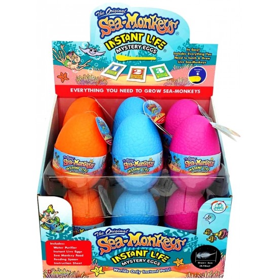 Sea Monkeys Mystery Eggs in CDU (12ct) RRP £5.99