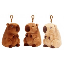 Capybara 12cm Plush Bag Clip Assortment (12ct) RRP £4.99