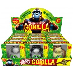 Squishy Gorilla in Window Box (12ct) RRP £1.99