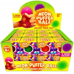 Neon Puffer Ball in Display Box (24ct) RRP £1.99