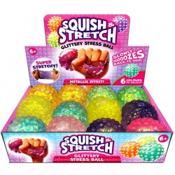 Stretchy Pimple Ball 7cm - 6 Assorted (12ct) RRP £1.99