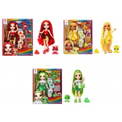 Rainbow High Shimmer Doll with Slime Kit & Pet (Ruby/Sunny/Jade) Assortment (3ct) RRP £26.99