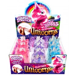 Unicorn Glitter Squishies (12ct) RRP £1.99 - MAY 2024