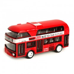 Red City Bus Pull Back Action Toy (12ct) RRP £3.99