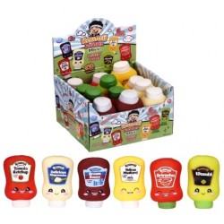 Sauce Bottle Squishies in CDU (12ct) RRP £1.99