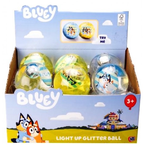 Bluey Light-up Glitter Balls (12ct) RRP £2.99