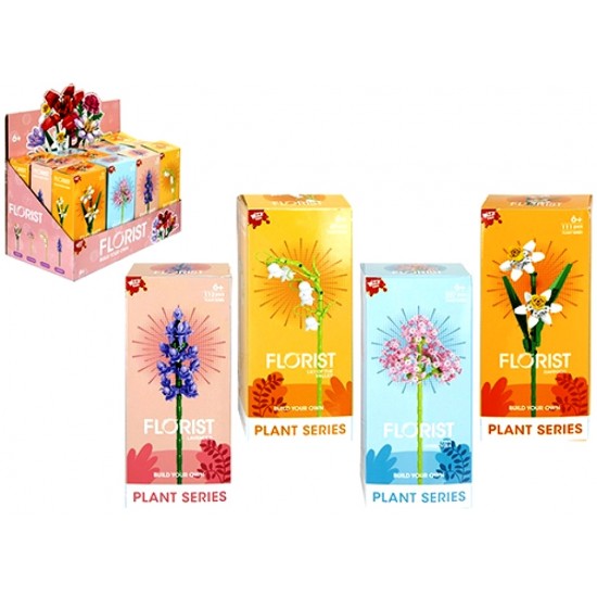 Flowerpot Building Block Set Assortment in CDU - Series 3 (12ct) RRP £2.99
