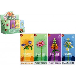 Flowerpot Building Block Set Assortment in CDU - Series 2 (12ct) RRP £2.99