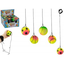 Bouncy Sports Balls with Wrist Strap (24ct) RRP £1.99
