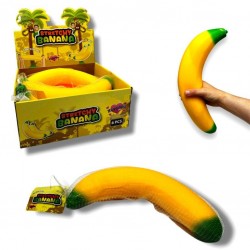 Giant 18" / 45cm Stretchy Banana in CDU (6ct) RRP £7.99