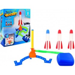 Jump Rocket Foot Pump with Foam Rockets (6ct) RRP £5.99 Jump Rocket Foot Pump with Foam Rockets (6ct) RRP £5.99