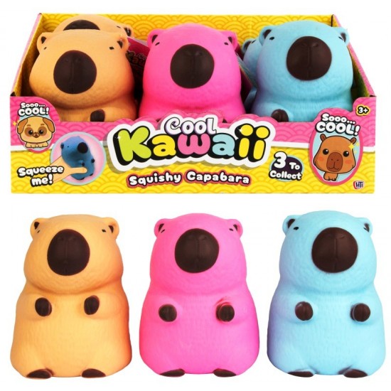 Capybara Giant 15cm Squishy in CDU (6ct) RRP £4.99 (AVAILABLE FROM JUNE 2026)